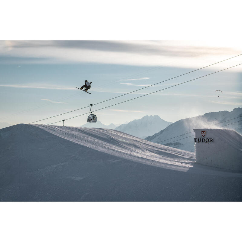 Sous-vêtement de ski homme - BL 590 Brokovich laine mérinos haut - noir blanc