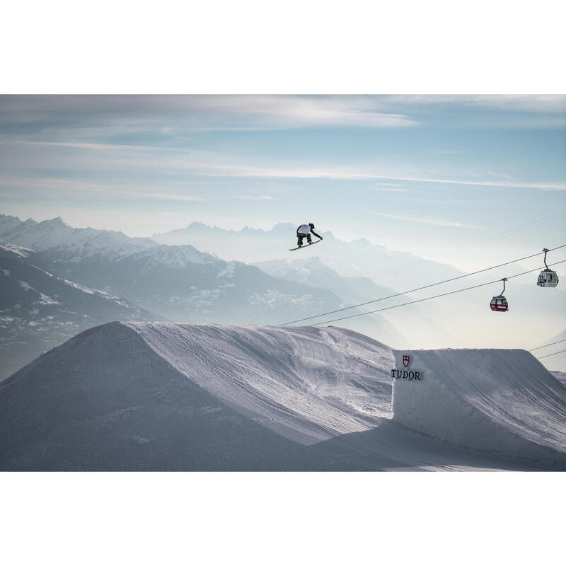 Sous-vêtement de ski homme - BL 590 Brokovich laine mérinos haut - noir blanc