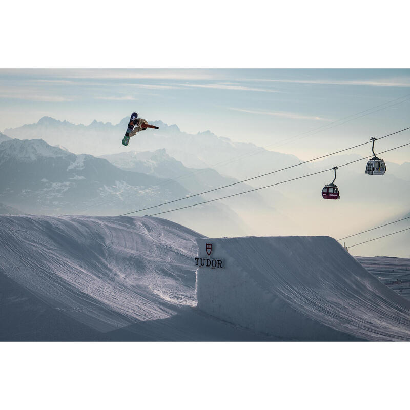 Snowboardhose Herren wasserdicht - SNB 500 beige 