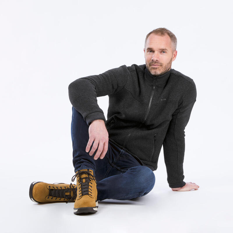 Erkek Outdoor Kar Botu - Su Geçirmez - Deri - Kahverengi - NH500 High