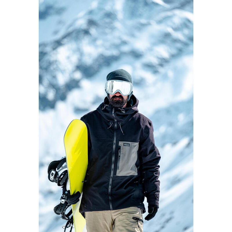 Veste snowboard Homme compatible ZIPROTEC SNB 500 -Noire