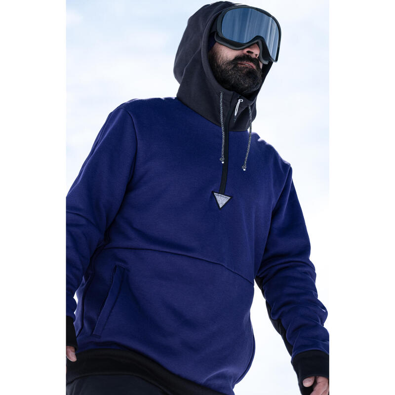 Sweat à capuche homme snowboard - SNB HDY violet