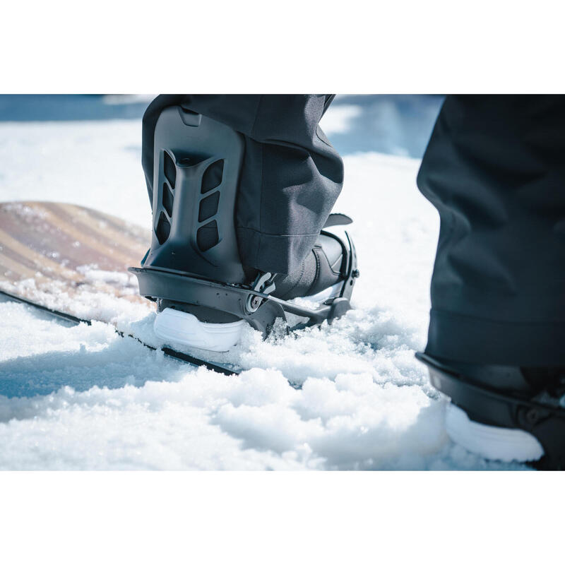 Men's On/Off Piste Snowboard Bindings SNB 100-Black