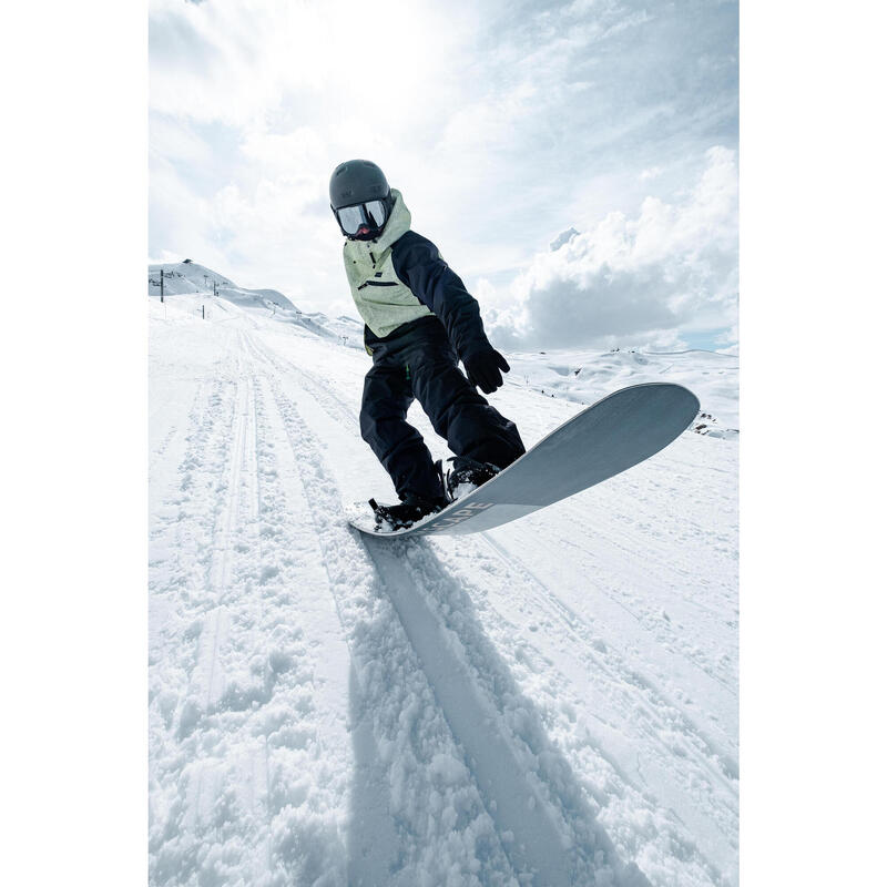 Veste snowboard Homme - SNB 100 jaune/noir