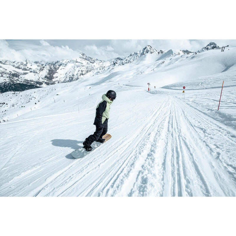 Giacca snowboard uomo SNB100 gialla e nera