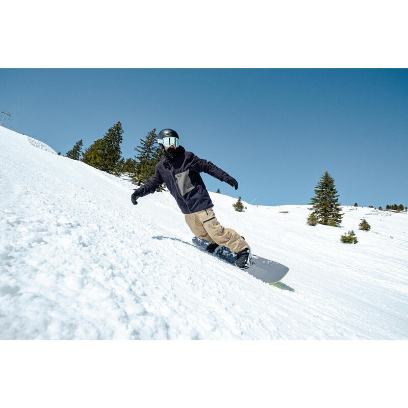 Boots snowboard ALLROAD 500 strângere cu rotiță, flex mediu Negru Bărbați