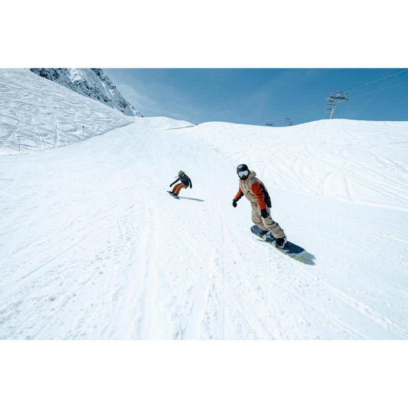 Snowboardjacke Herren - SNB 500 dreifarbig beige