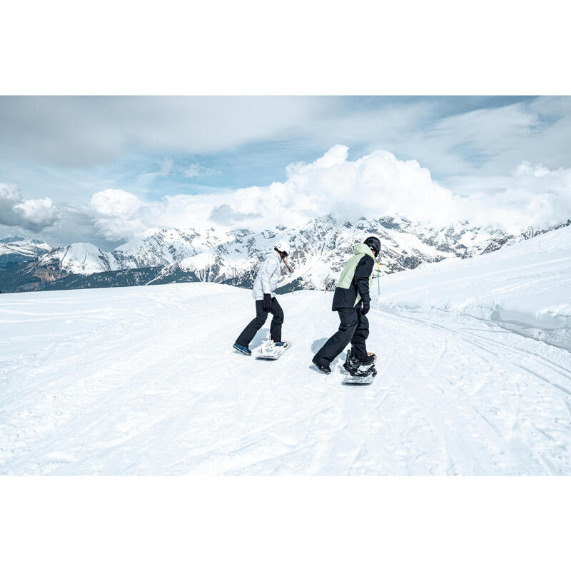 Geacă Snowboard 100 Verde-Negru Bărbați 