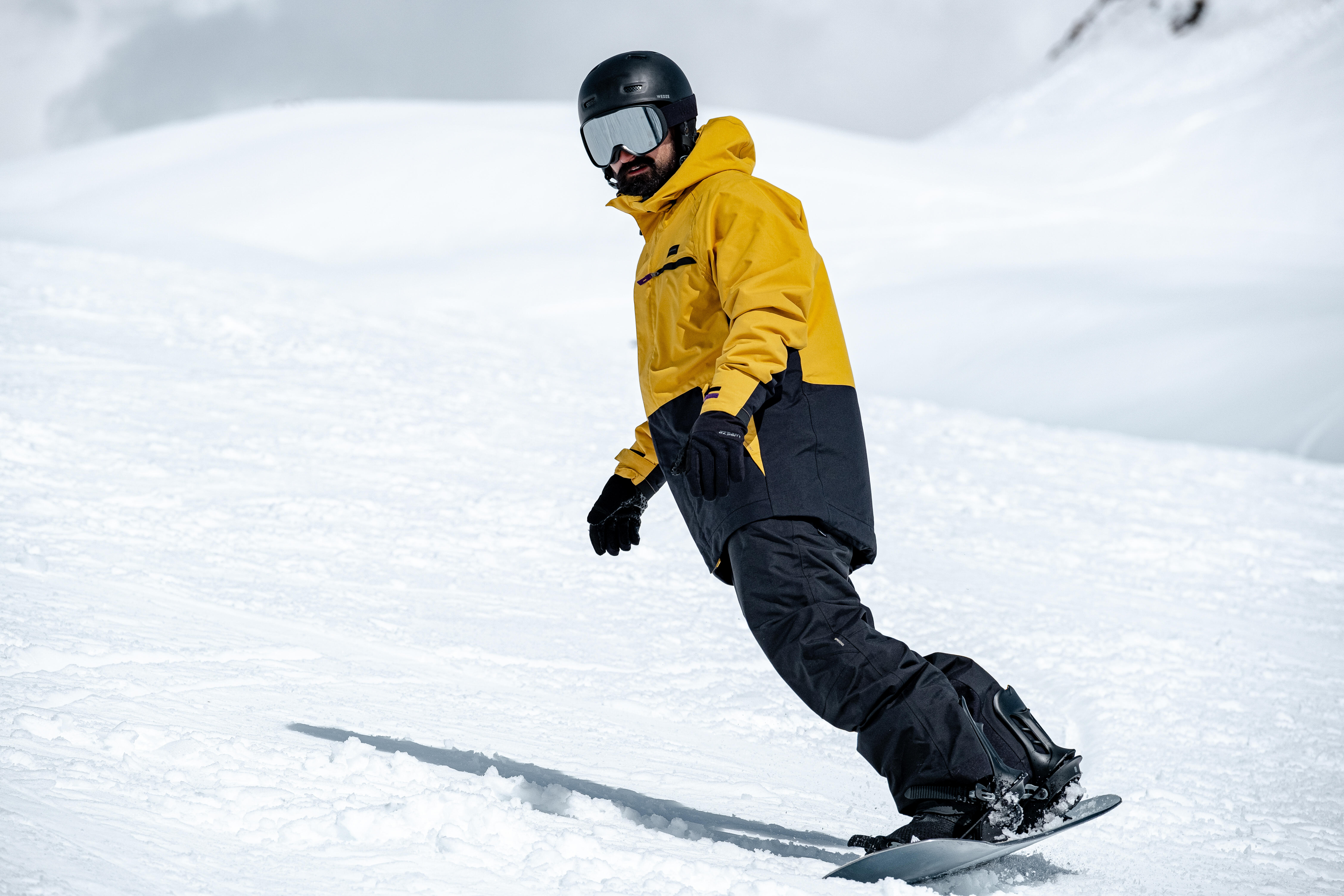 Men’s Snowboard Snowboard Bindings - SNB 100 Black - black - Dreamscape ...