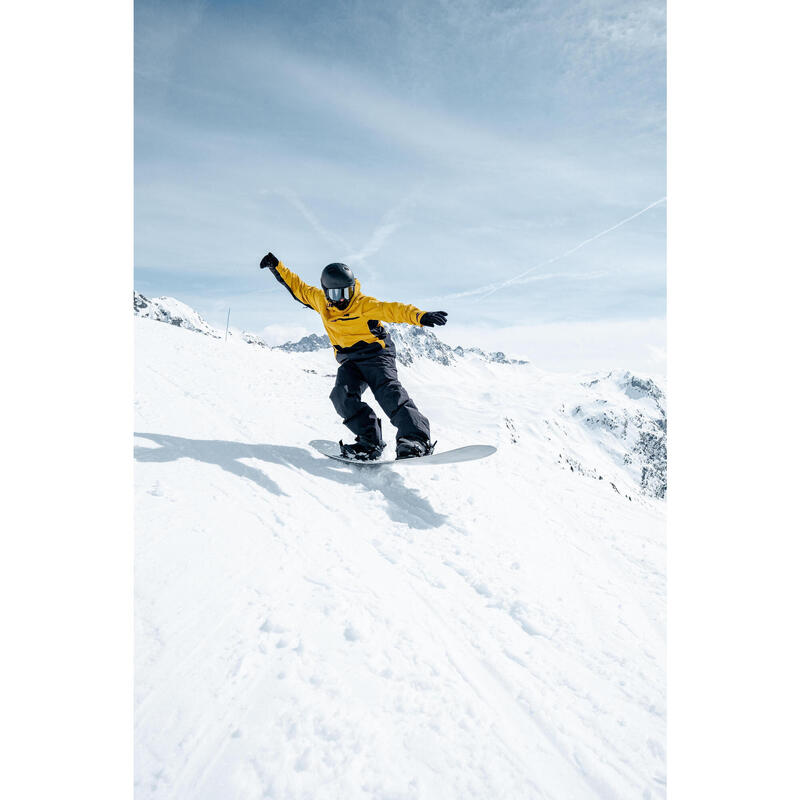 Fixações de Snowboard Homem Pista/fora de pista - SNB 100 PRETO