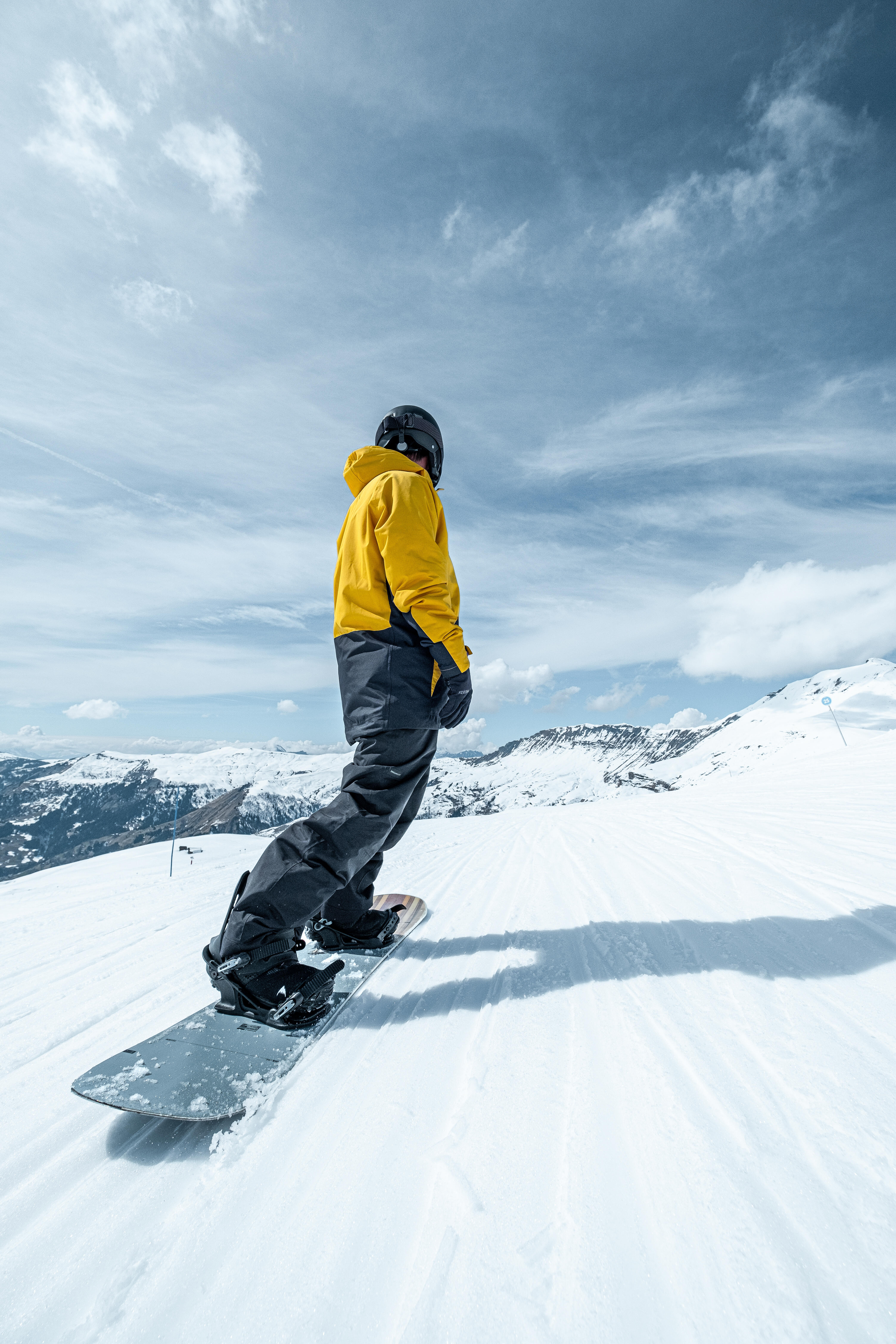 Men’s Snowboard Pants - SNB 100 Black - DREAMSCAPE
