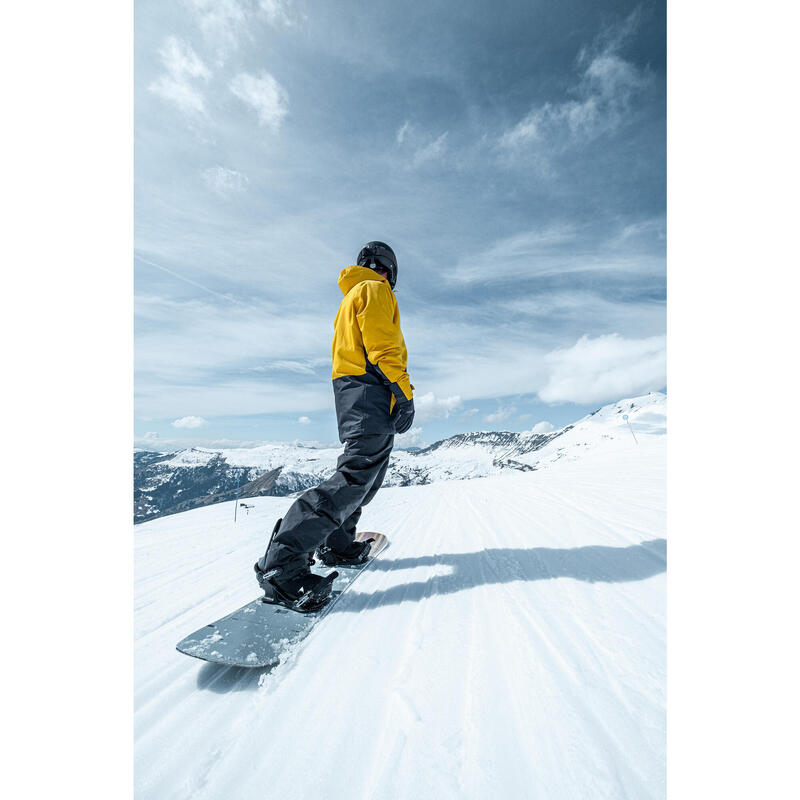 Pantalon de ski et snowboard résistant et imperméable homme, SNB 500 noir