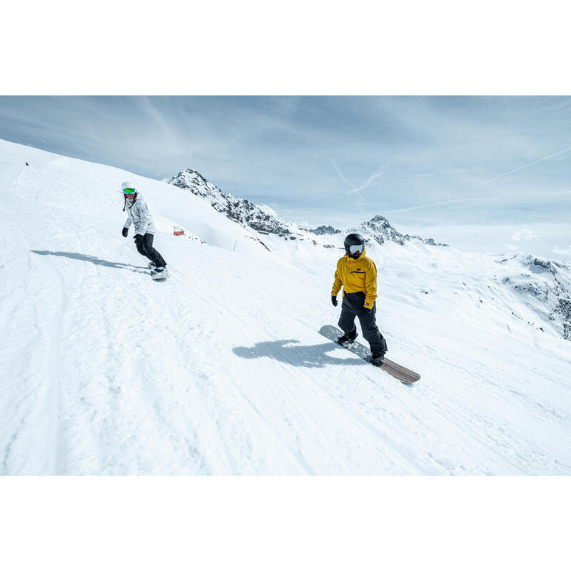 Pantalon de ski et snowboard résistant et imperméable homme, SNB 500 noir