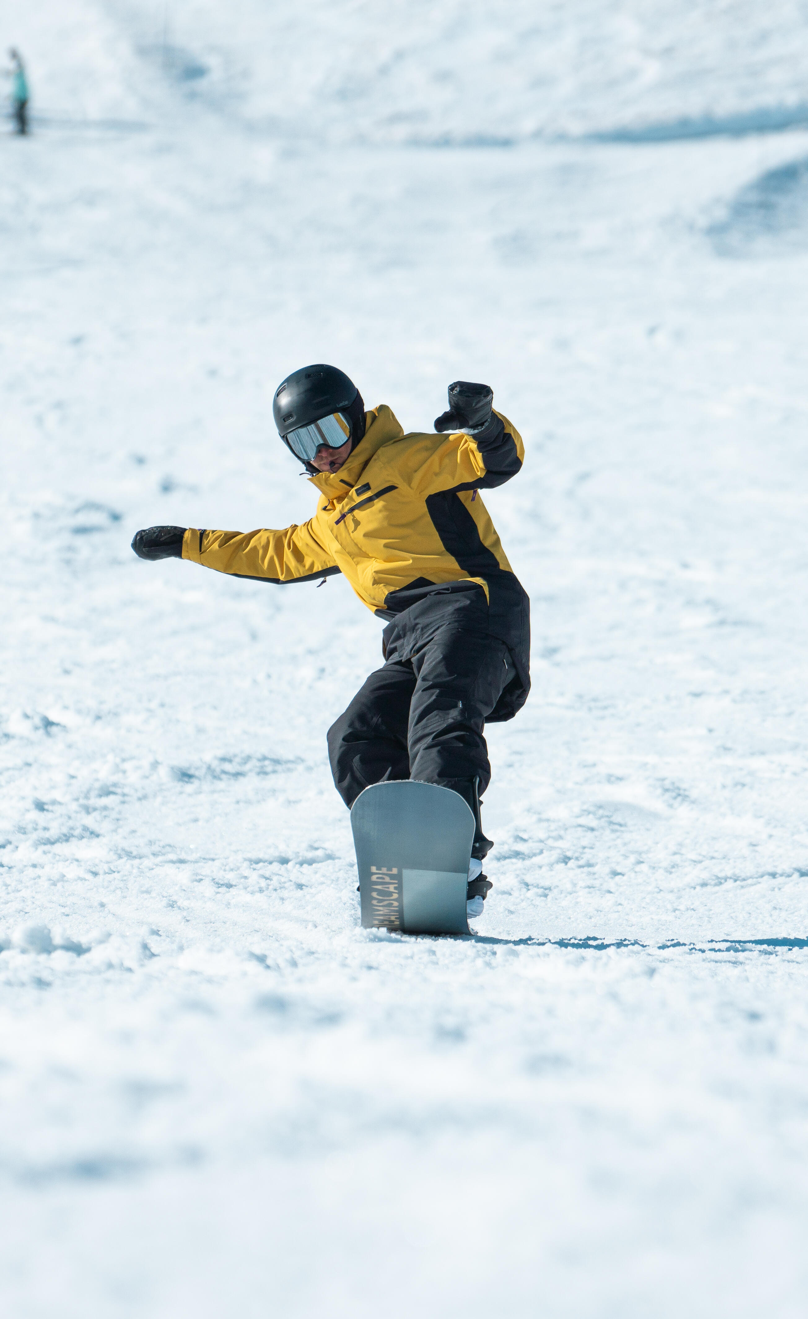 Men's Snowboard Jacket - SNB 100 Yellow 2/13