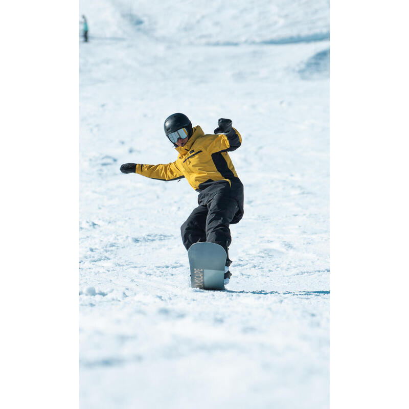 CALÇAS DE SNOWBOARD HOMEM 100 PRETO