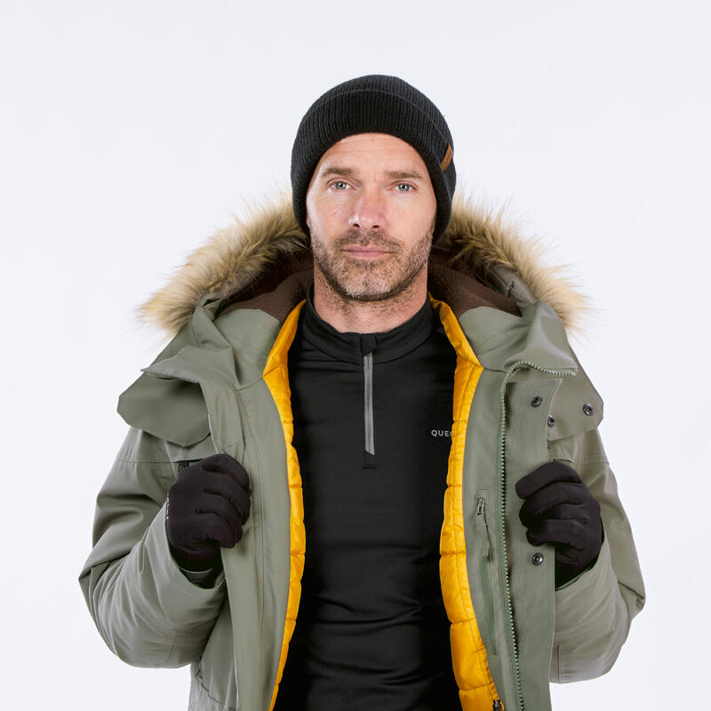 Férfi téli túrakabát, vízhatlan, -20 °C-ig - SH500 Ultra Warm