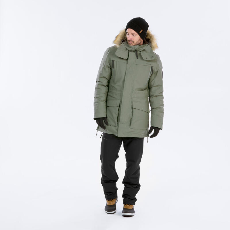 Waterdichte winterparka voor wandelen heren SH900 -20°C