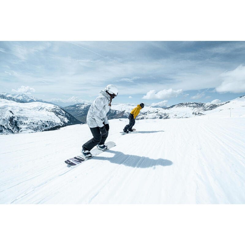 Legături snowboard SNB 100 Alb Damă 
