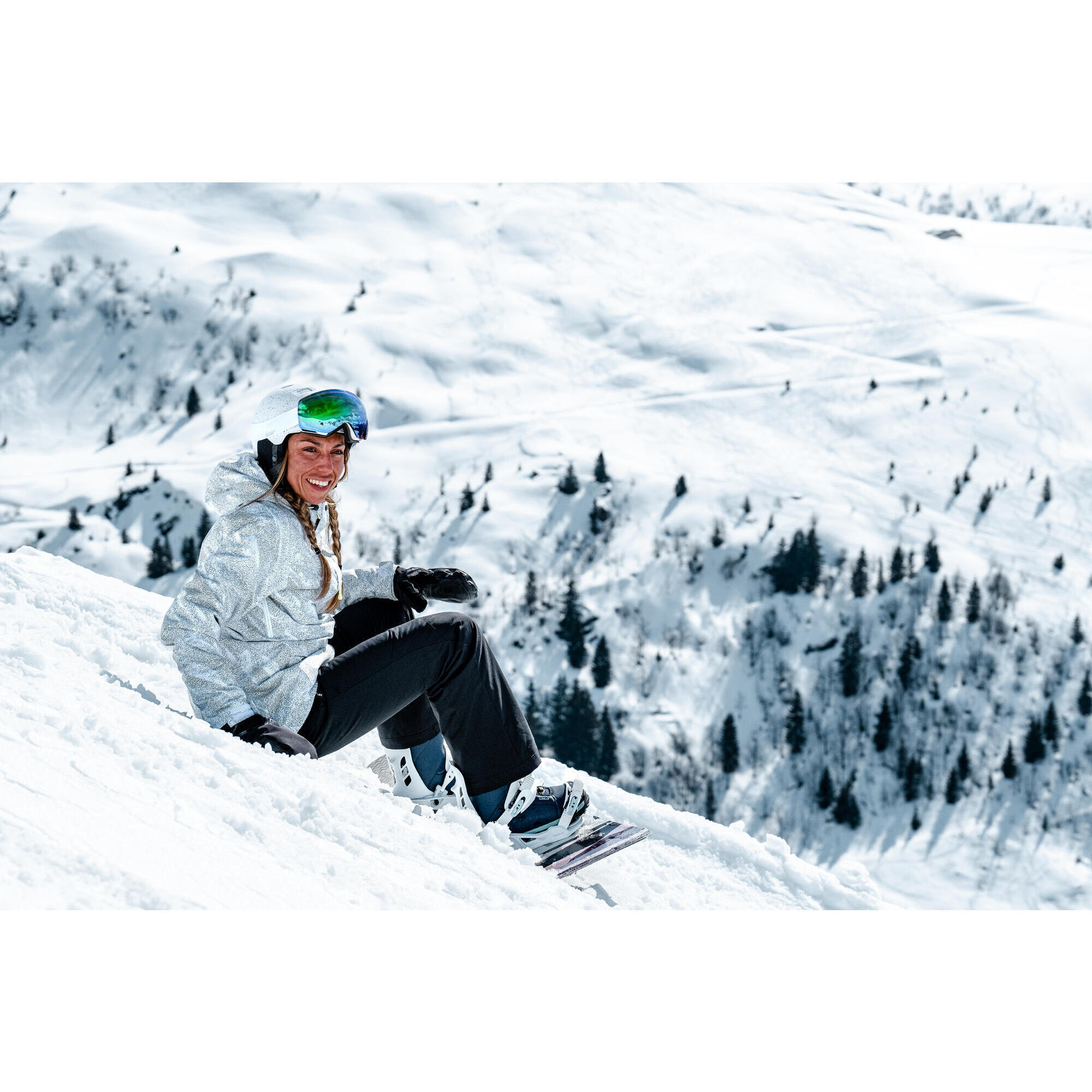 Pantalon ski et pantalon snowboard femme 100 bordeau DREAMSCAPE