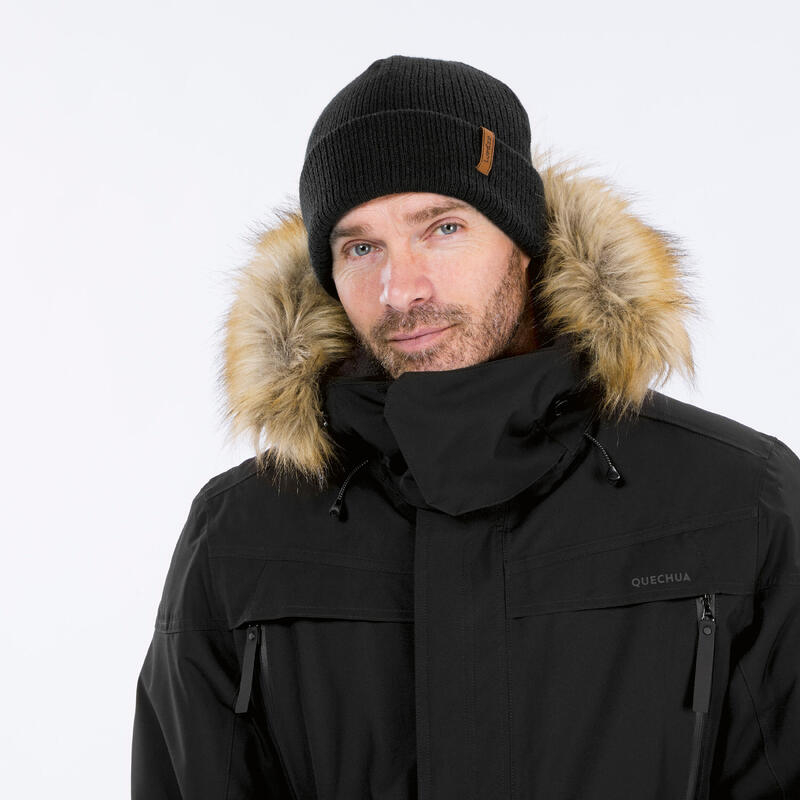 Waterdichte parka jas voor heren - winterjas parka - SH900 - tot -20°C - zwart