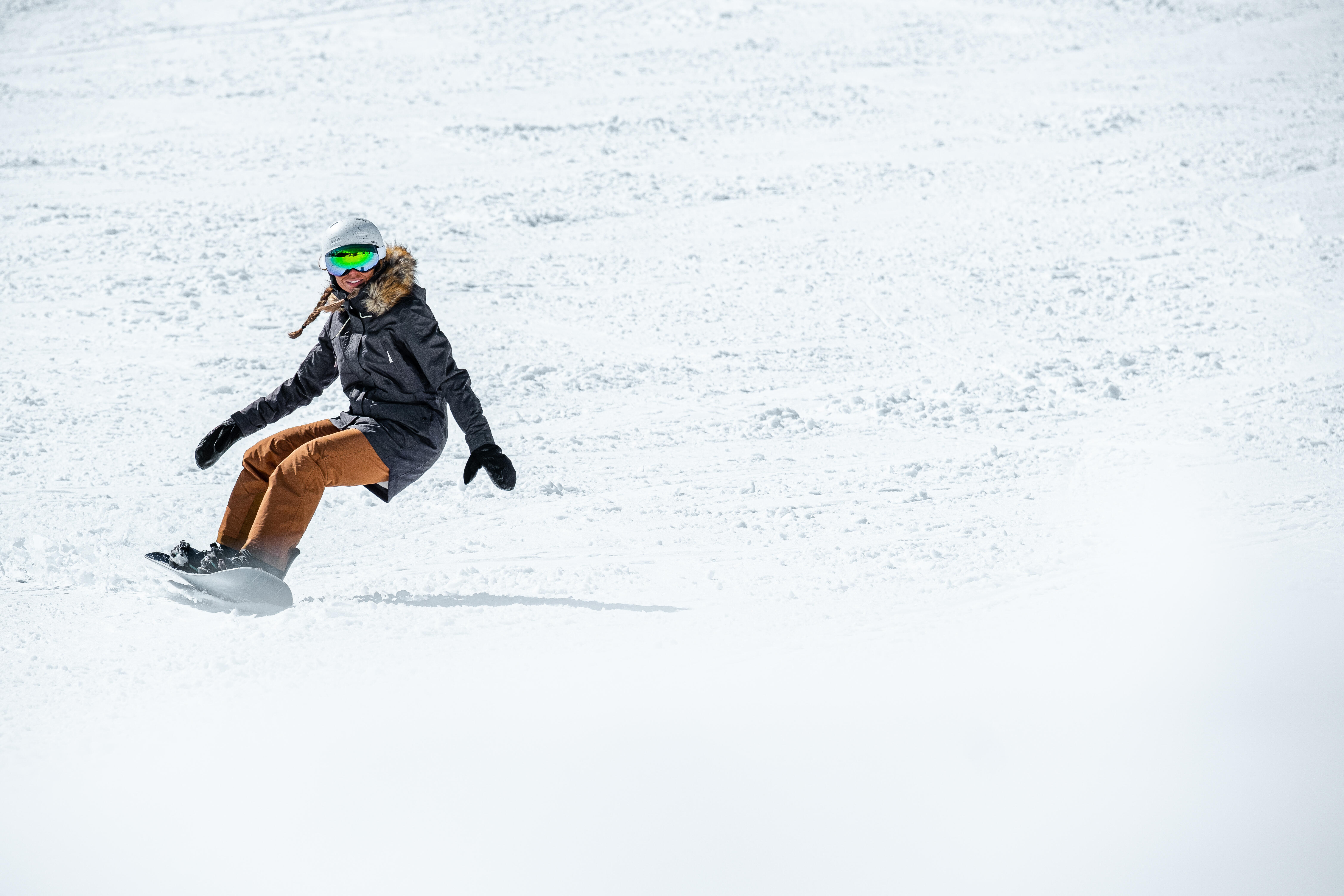 Women’s Snowboard Pants – SNB 500 Brown - DREAMSCAPE