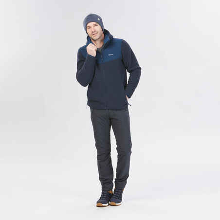 Men's Warm Hiking Fleece Jacket SH500