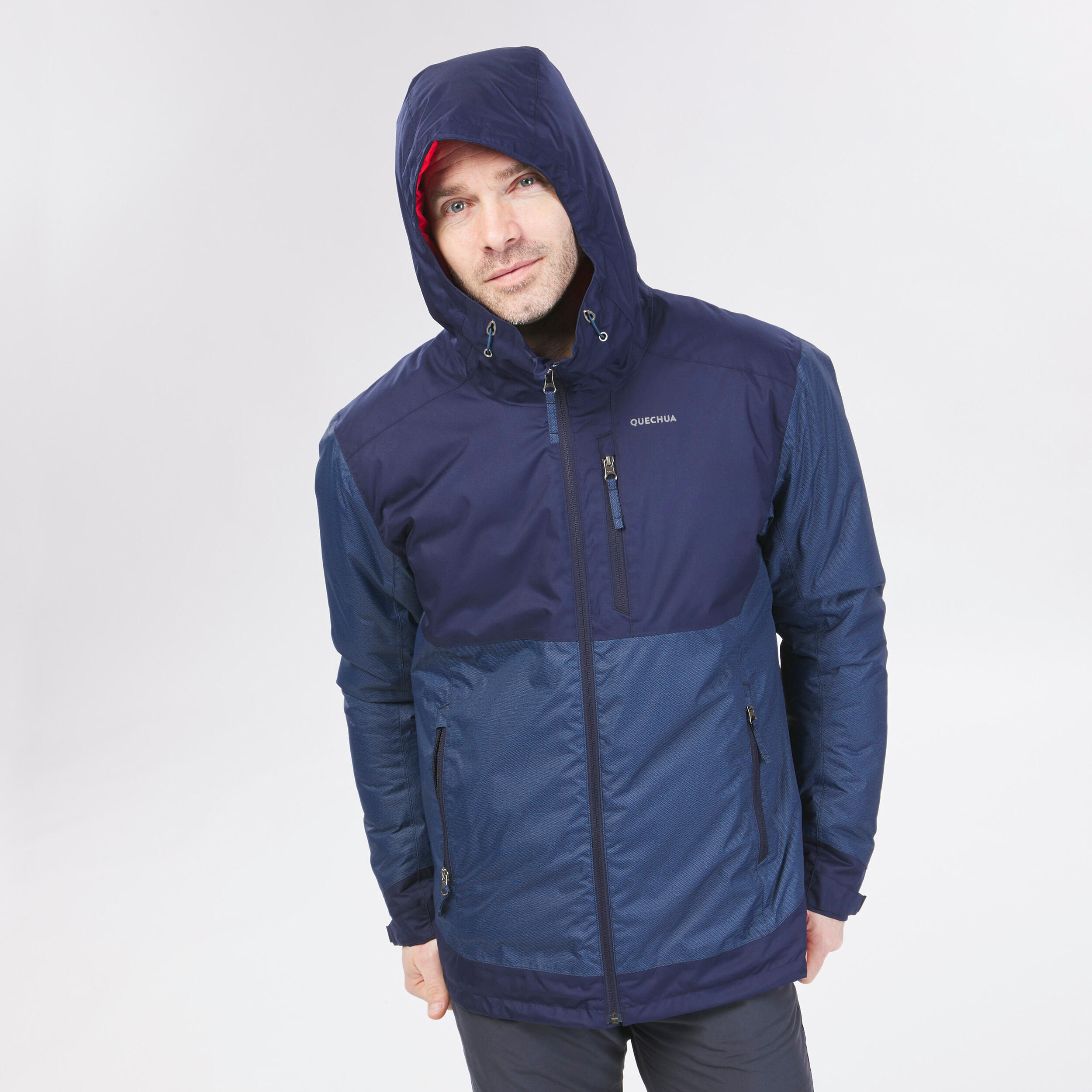 Men’s hiking waterproof winter jacket - SH500 -10°C 12/23