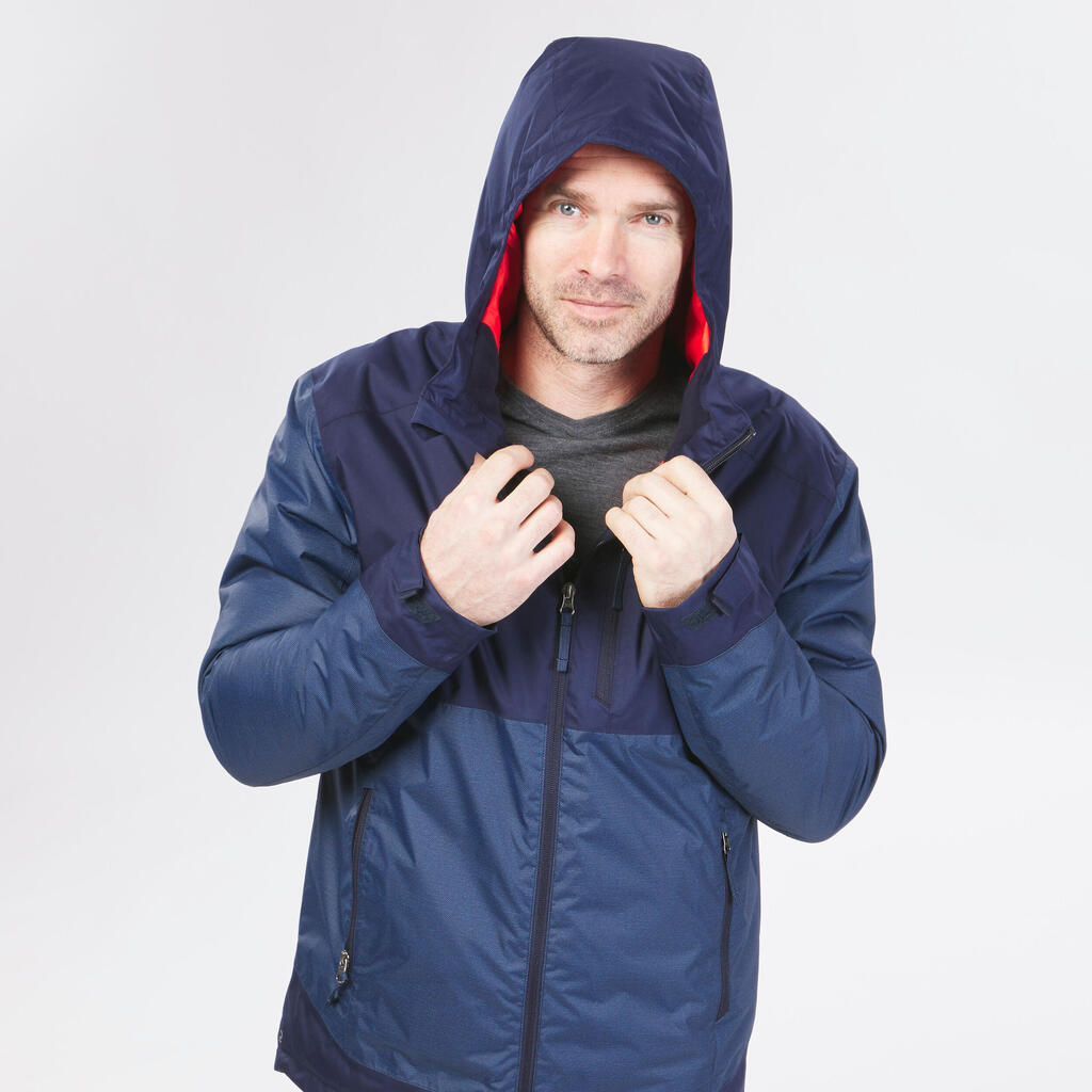 Men’s hiking waterproof winter jacket - SH500 -10°C