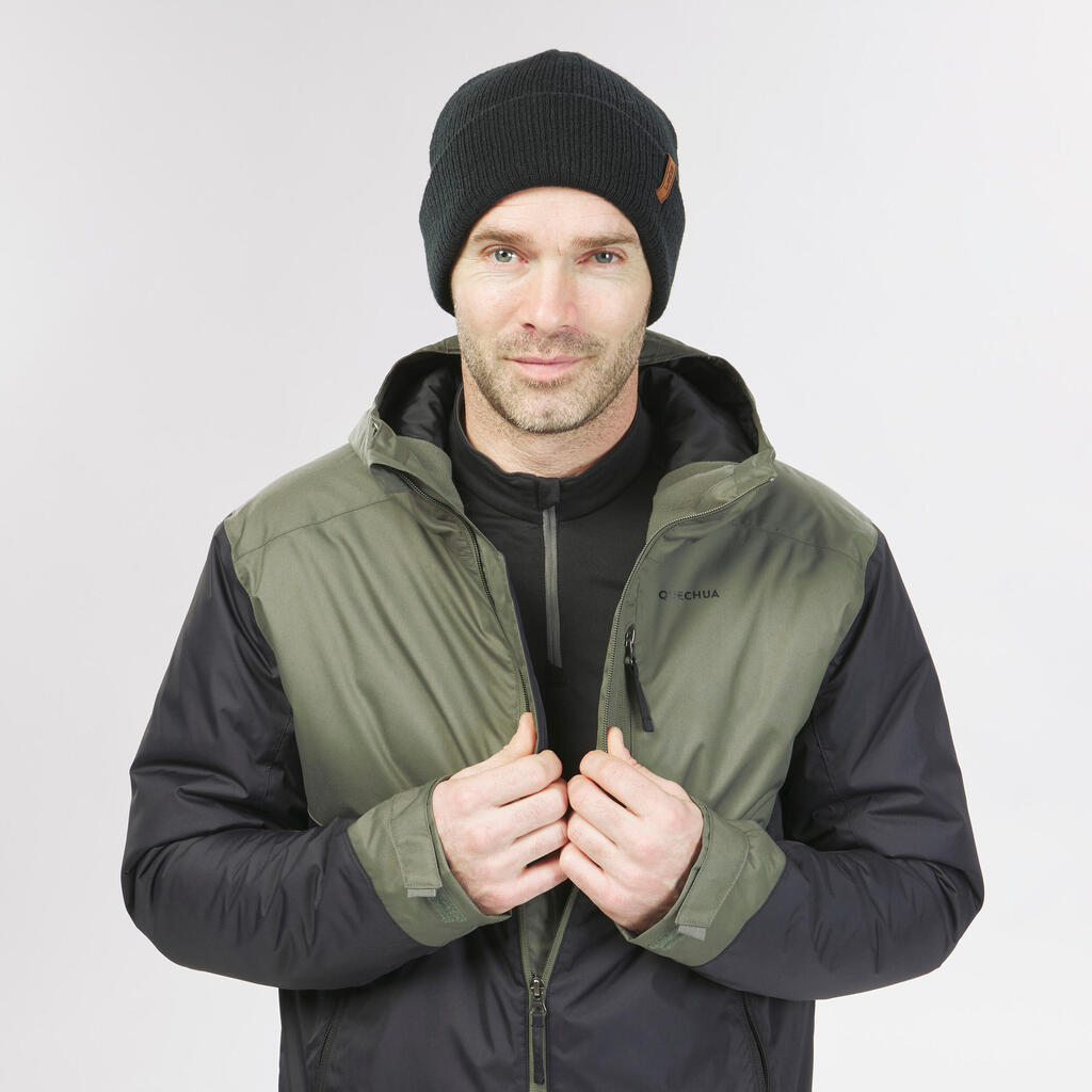 Veste de randonnée -10°C imperméable homme, NH500 vert