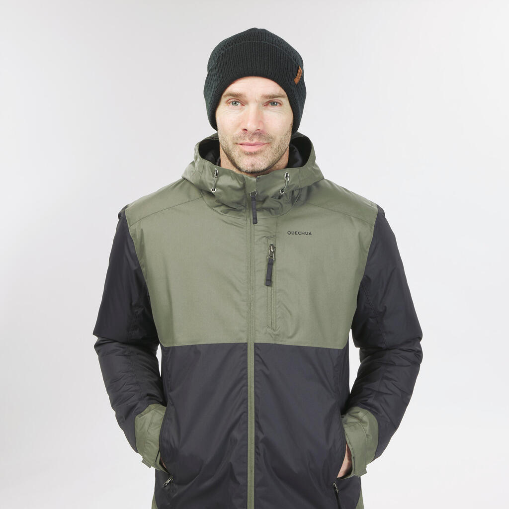Veste de randonnée -10°C imperméable homme, NH500 noir