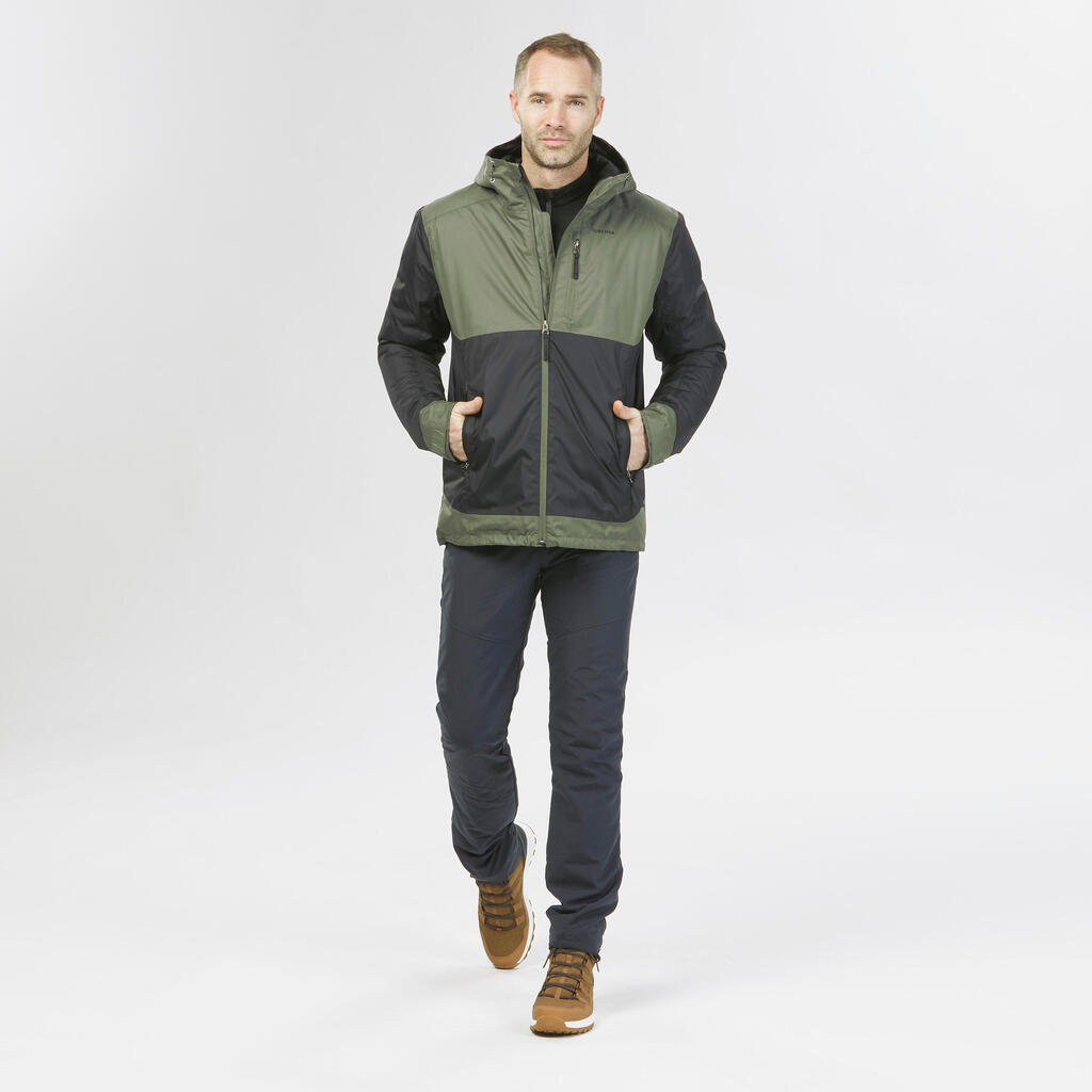 Veste de randonnée -10°C imperméable homme, NH500 vert