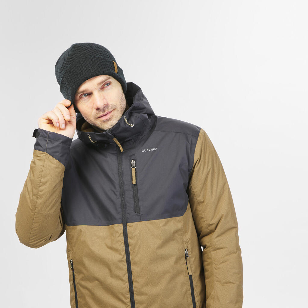 Men’s hiking waterproof winter jacket - SH500 -10°C