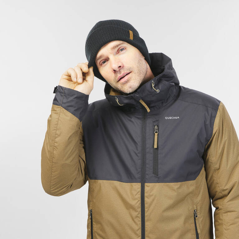 Men’s hiking waterproof winter jacket - SH500 -10°C