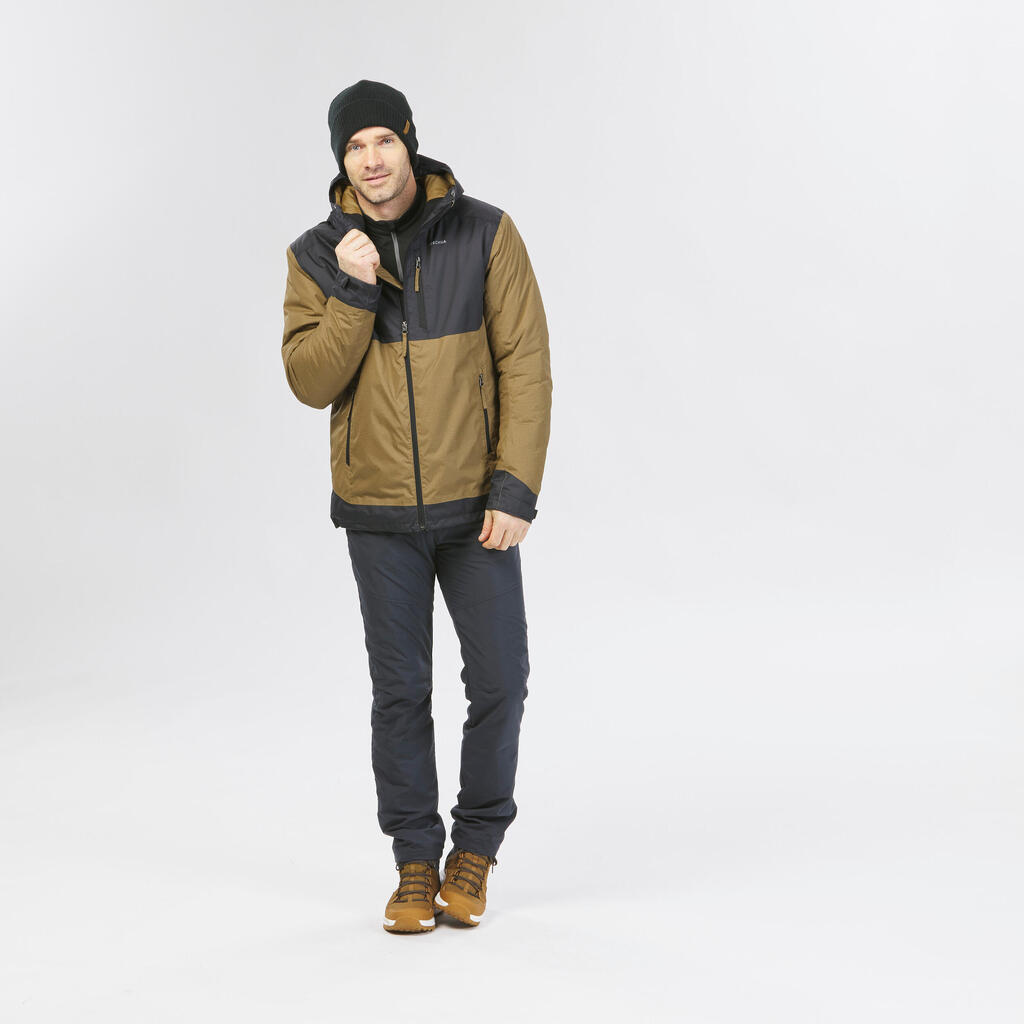 Veste de randonnée -10°C imperméable homme, NH500 noir