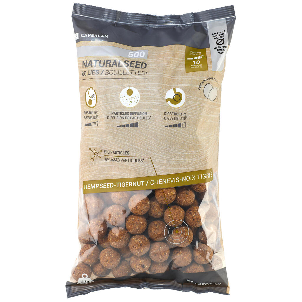 Boilies na lov kapra NaturalSeed 24 mm 2 kg Monster Crab