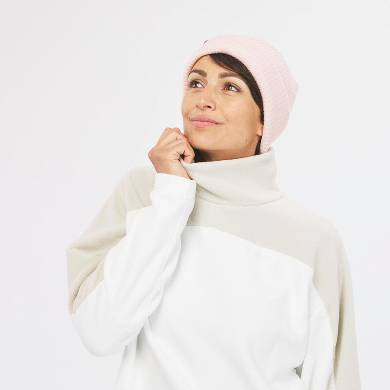 Fleece-Pullover Damen warm Winterwandern - SH100 