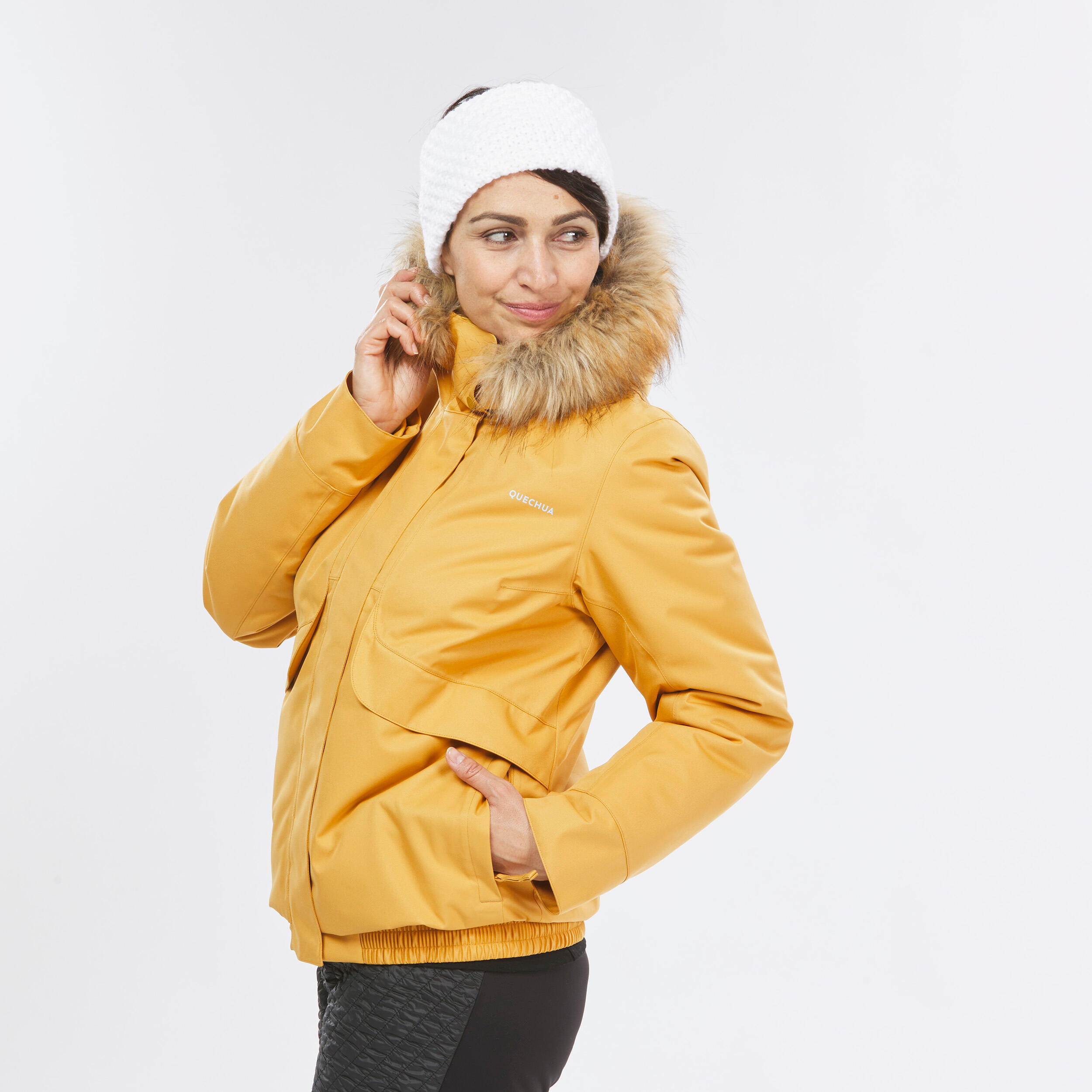 Waterproof winter hiking jacket - SH500 -8°C - women