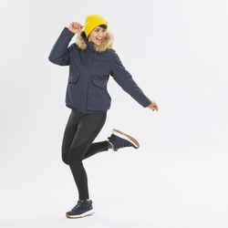 Women’s Waterproof Short Winter Hiking Jacket - SH100 X-WARM -8°C