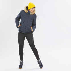 Women’s Waterproof Short Winter Hiking Jacket - SH100 X-WARM -8°C