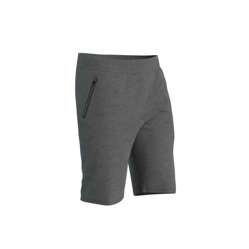 Men's Fitness Shorts 500 - Grey