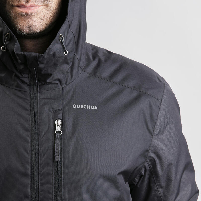 Chaqueta invierno de senderismo impermeable Hombre Quechua SH500 -10 °C