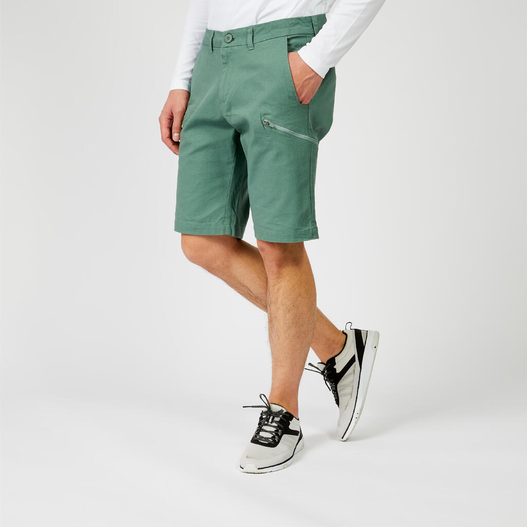 Bermuda Shorts Segeln Herren strapazierfähig 100 khaki