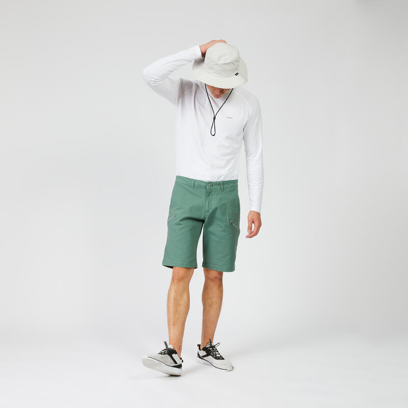 Bermuda Shorts Segeln Herren strapazierfähig 100 khaki