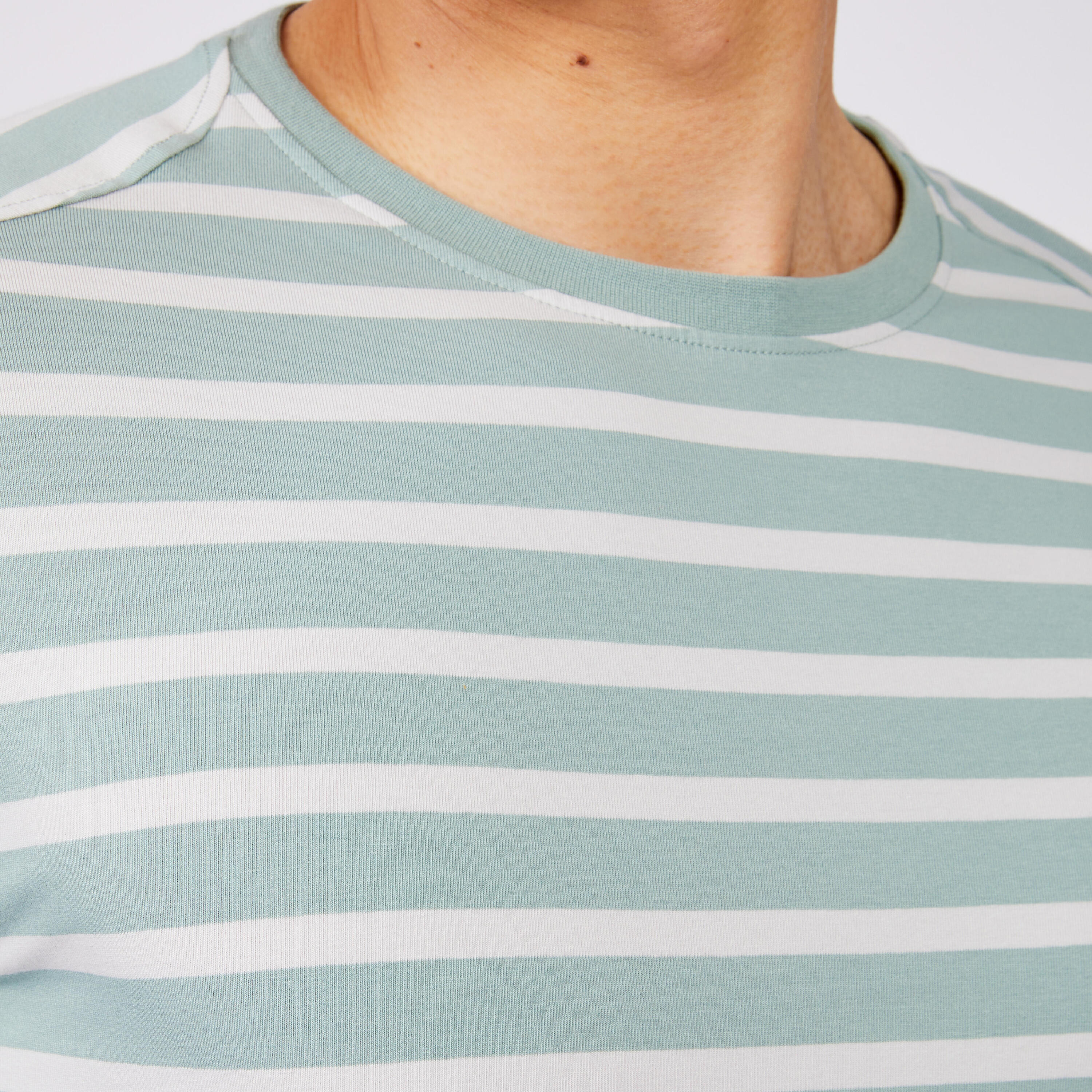 Men's Long-sleeved Sailor T-Shirt Sailing 100 - Light Green 6/9
