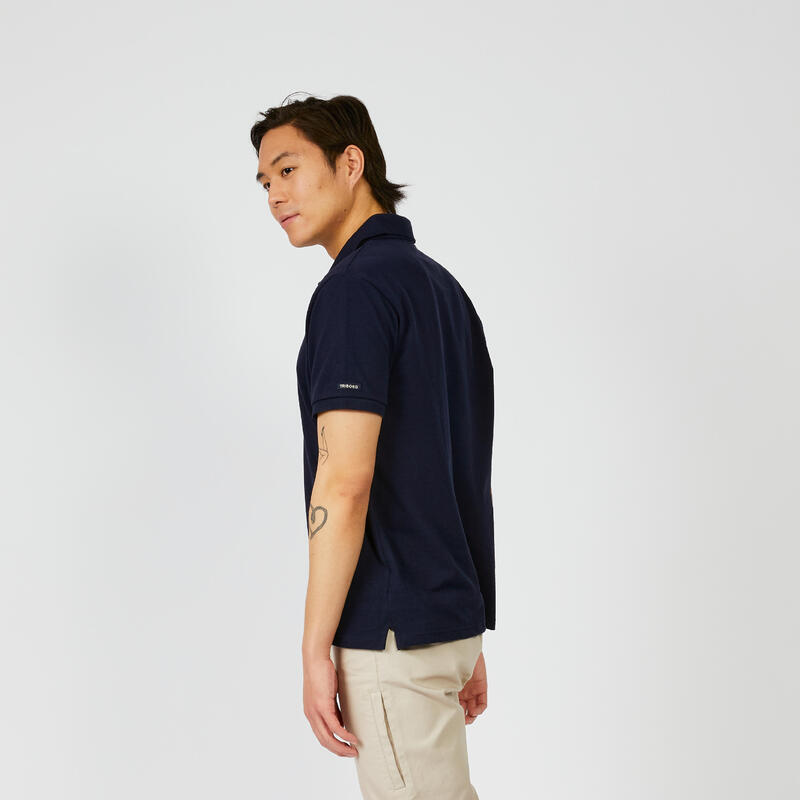 Polo vela uomo SAILING 100 blu