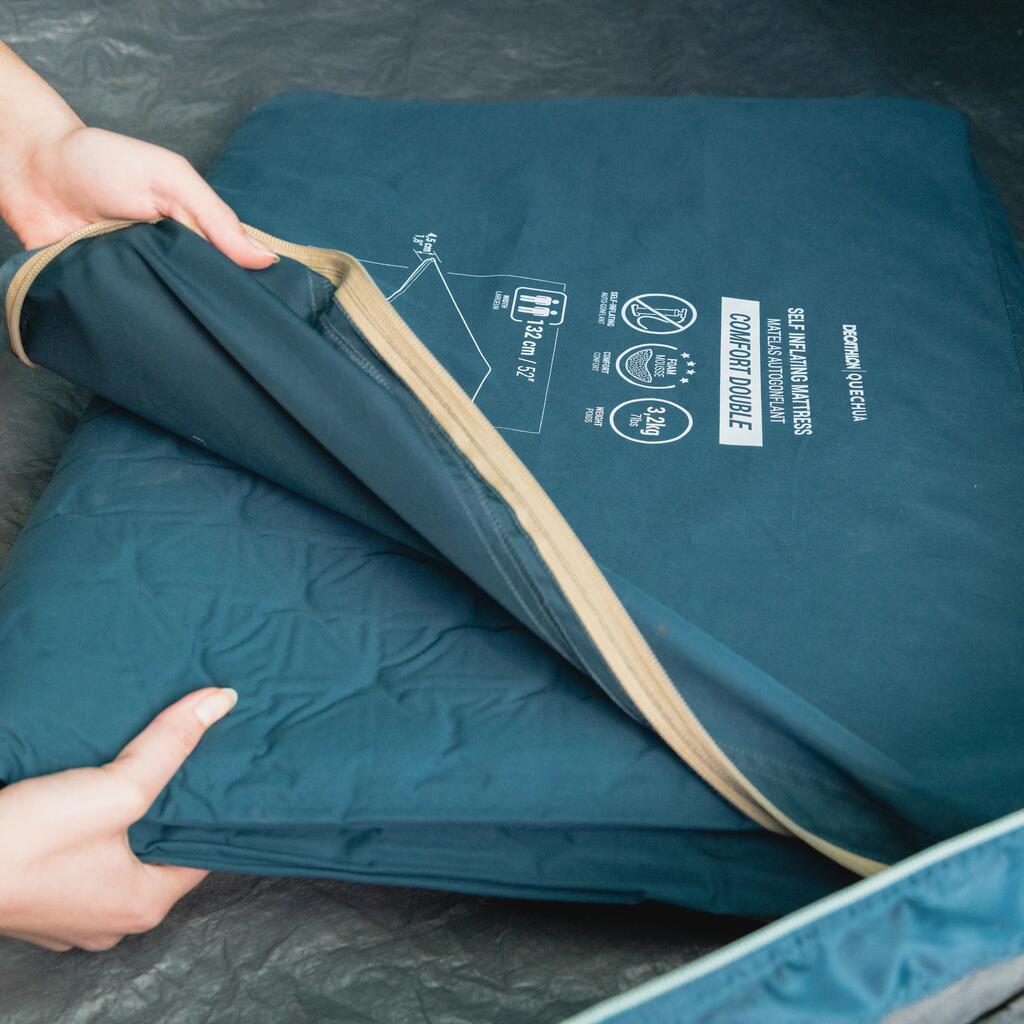 SELF-INFLATING CAMPING MATTRESS - COMFORT 132 CM - 2 P