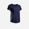 Women's Tennis Quick-Dry Crew Neck T-Shirt Essential 100 Club - Navy