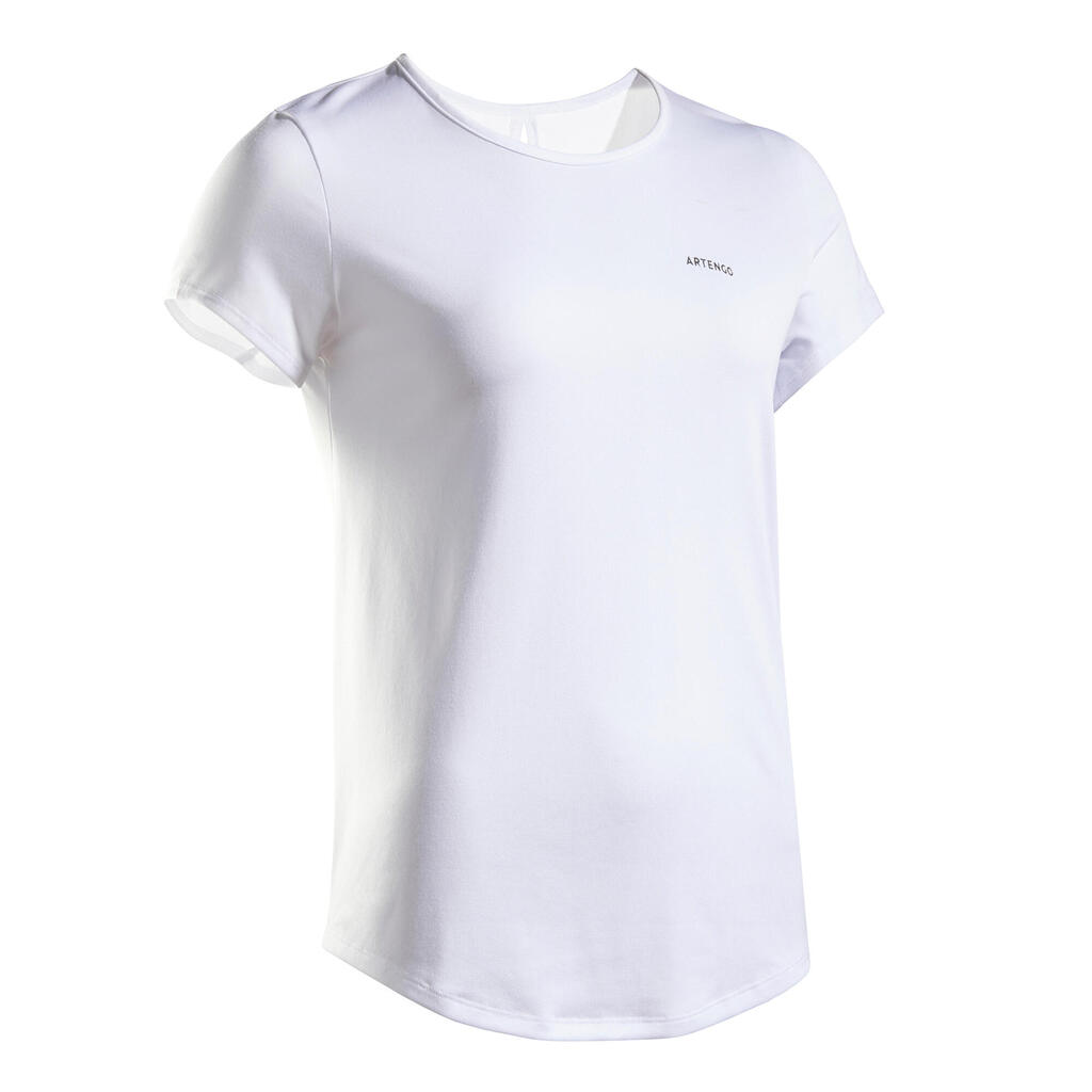 Sieviešu tenisa T krekls “Essential 100”, tumši zils