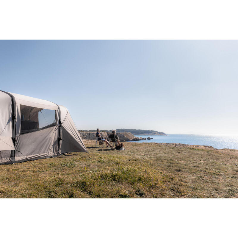 Tente gonflable de camping - AirSeconds 4.2 Polycoton - 4 Places - 2 Chambres