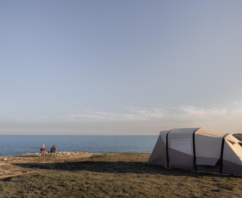 come manutenere e riparare una tenda in policotone